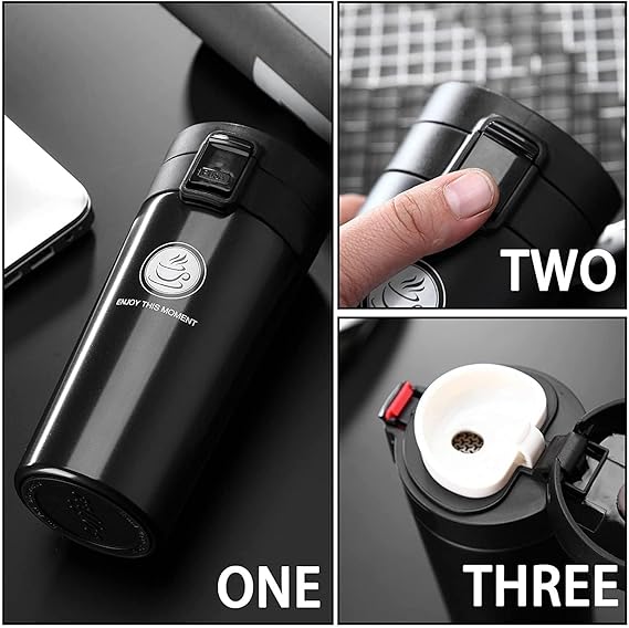 Stainless Steel Coffee Mug (400 ml)